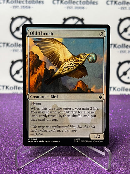 2026 MAGIC THE GATHERING THE HOBBIT OLD THRUSH # C 0002 NON-FOIL TCG CARD