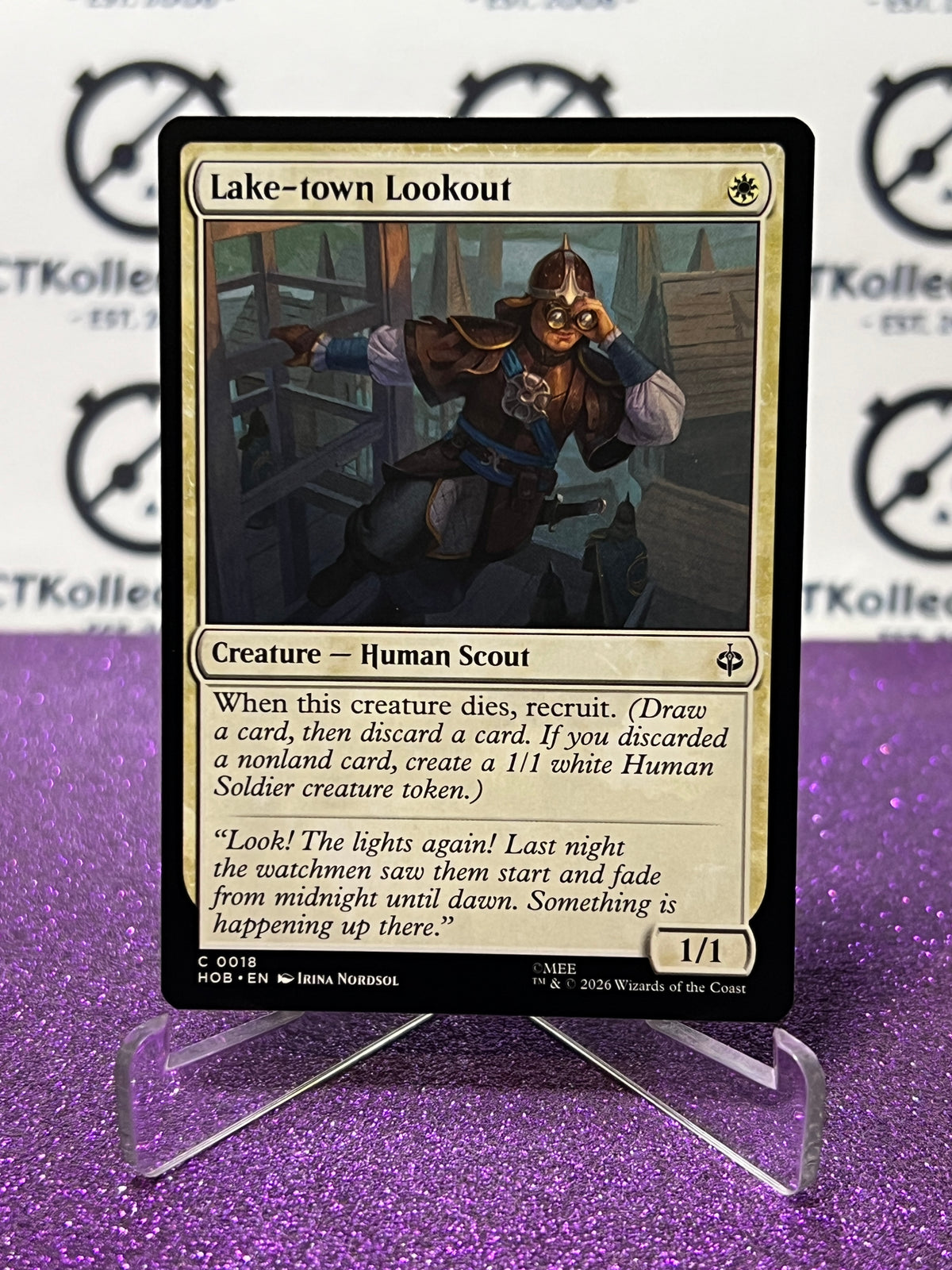 2026 MAGIC THE GATHERING THE HOBBIT LAKE-TOWN LOOKOUT # C 0018 NON-FOIL TCG CARD