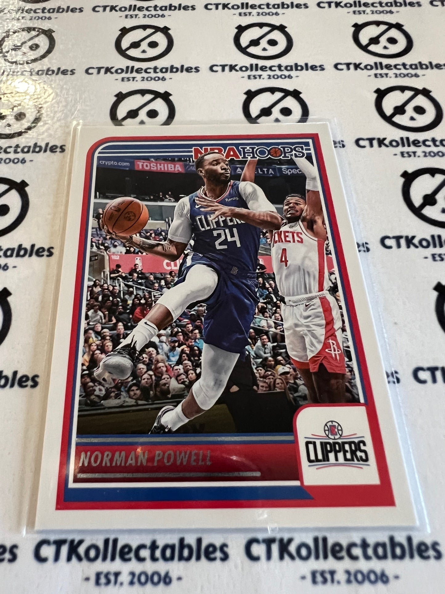 2023-24 Panini NBA HOOPS Base #58 Norman Powell Clippers