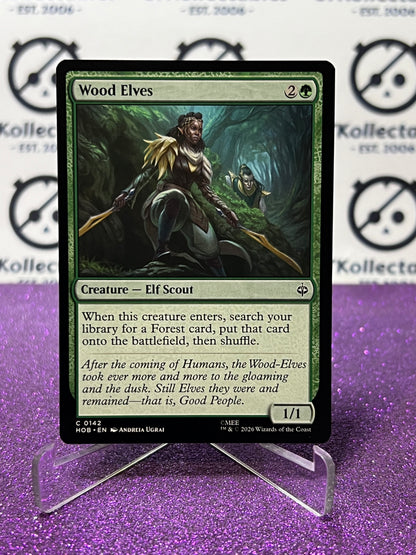 2026 MAGIC THE GATHERING THE HOBBIT WOOD ELVES # C 0142 NON-FOIL TCG CARD