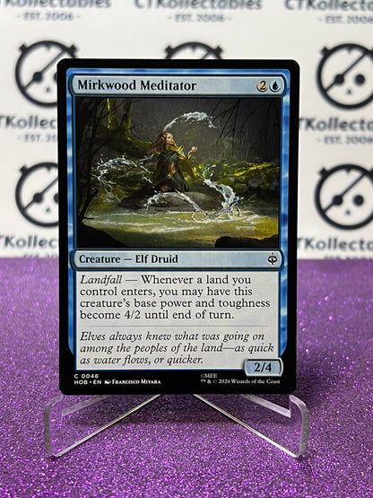 2026 MAGIC THE GATHERING THE HOBBIT MIRKWOOD MEDITATOR # C 0048 NON-FOIL TCG CARD