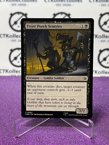 2026 MAGIC THE GATHERING THE HOBBIT FRONT PORCH SENTRIES # C 0067 NON-FOIL TCG CARD
