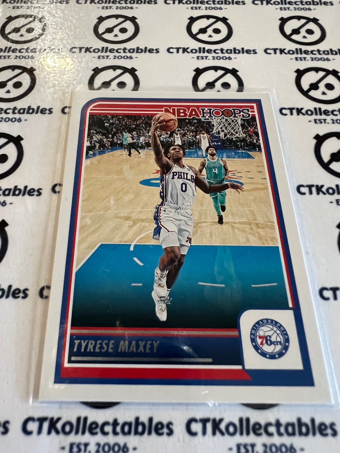 2023-24 Panini NBA HOOPS Base #66 Tyrese Maxey 76ERS