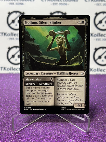 2026 MAGIC THE GATHERING THE HOBBIT GOLLUM, SILENT SLINKER # C 0071 NON-FOIL LEGENDARY CREATURE TCG CARD