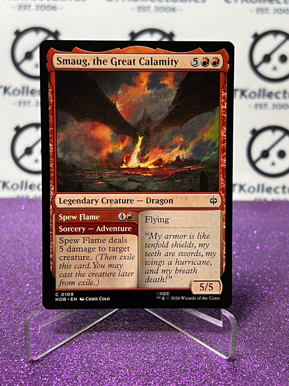 2026 MAGIC THE GATHERING THE HOBBIT SMAUG, THE GREAT CALAMITY # C 0109 NON-FOIL LEGENDARY CREATURE TCG CARD