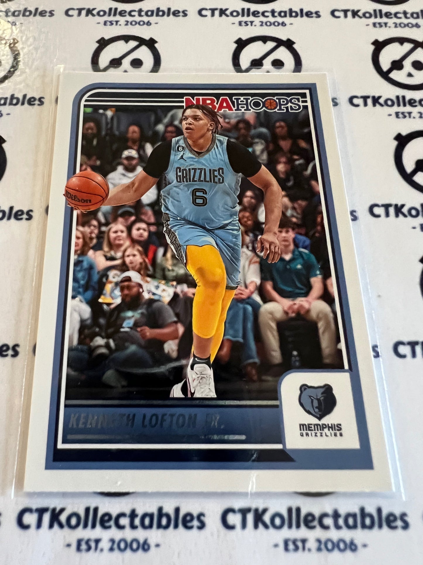 2023-24 Panini NBA HOOPS Base #75 Kenneth Lofton JR. Grizzlies