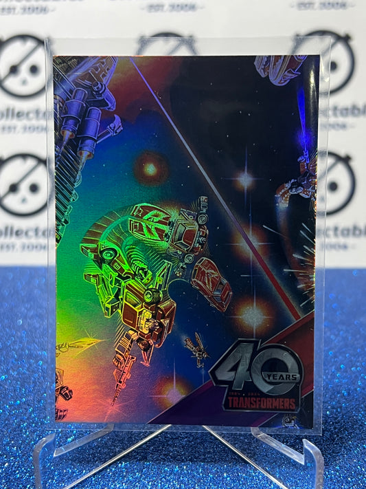 2024 TRANSFORMERS 40th ANNIVERSARY CONNECTING CARD SET B # 50 FOIL PUZZLE TRADING CARD