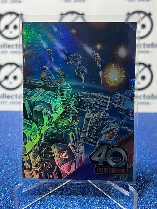 2024 TRANSFORMERS 40th ANNIVERSARY CONNECTING CARD SET D # 101 FOIL PUZZLE TRADING CARD