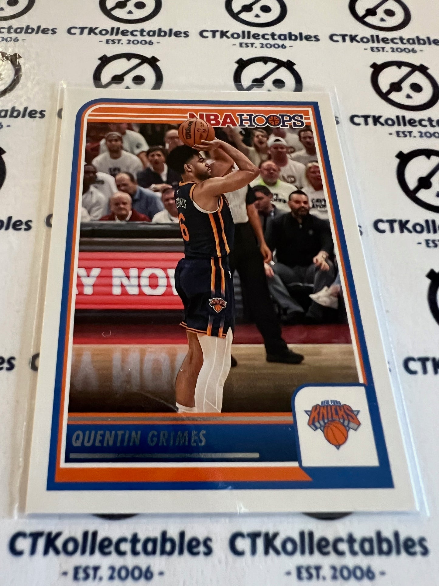 2023-24 Panini NBA HOOPS Base #83 Quentin Grimes Knicks