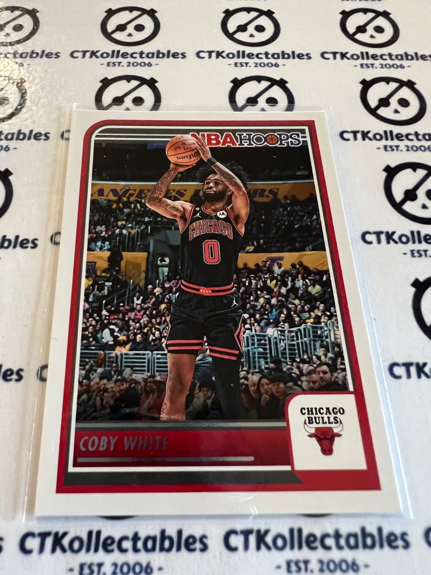 2023-24 Panini NBA HOOPS Base #85 Coby White Bulls