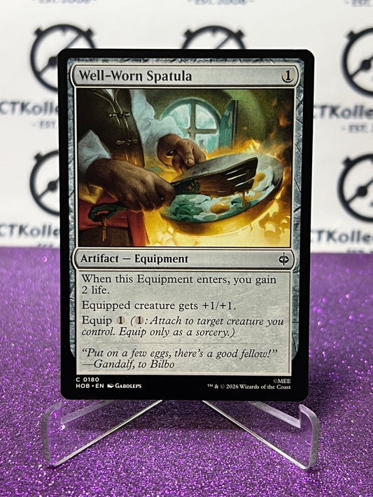 2026 MAGIC THE GATHERING THE HOBBIT WELL-WORN SPATULA # C 0180 NON-FOIL ARTIFACT TCG CARD