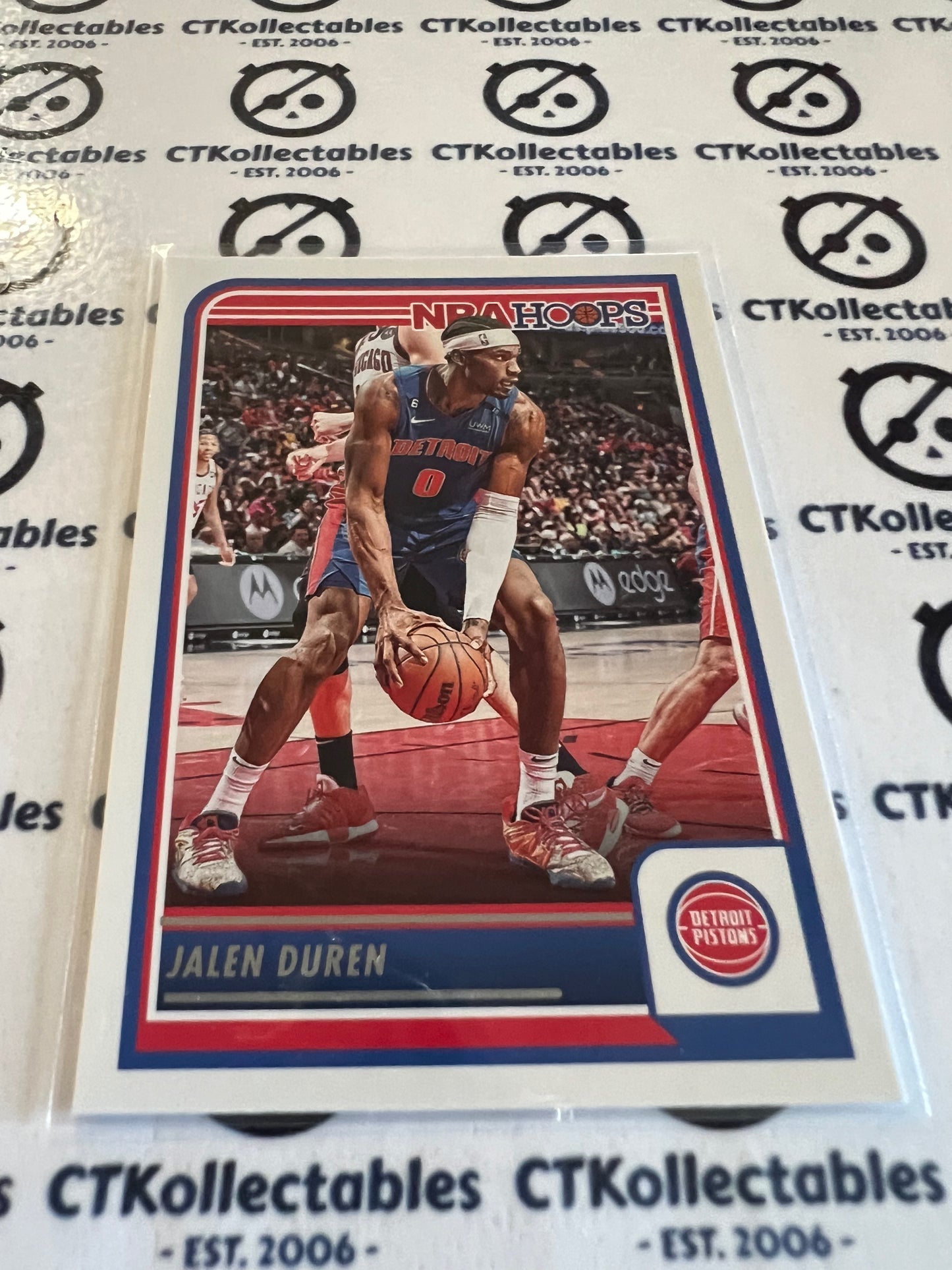 2023-24 Panini NBA HOOPS Base #92 Jalen Duren Pistons