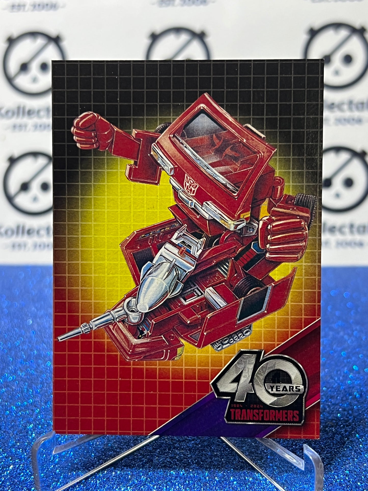 2024 TRANSFORMERS 40th ANNIVERSARY IRONHIDE # 04 NON-FOIL NON-GLOSS TRADING CARD