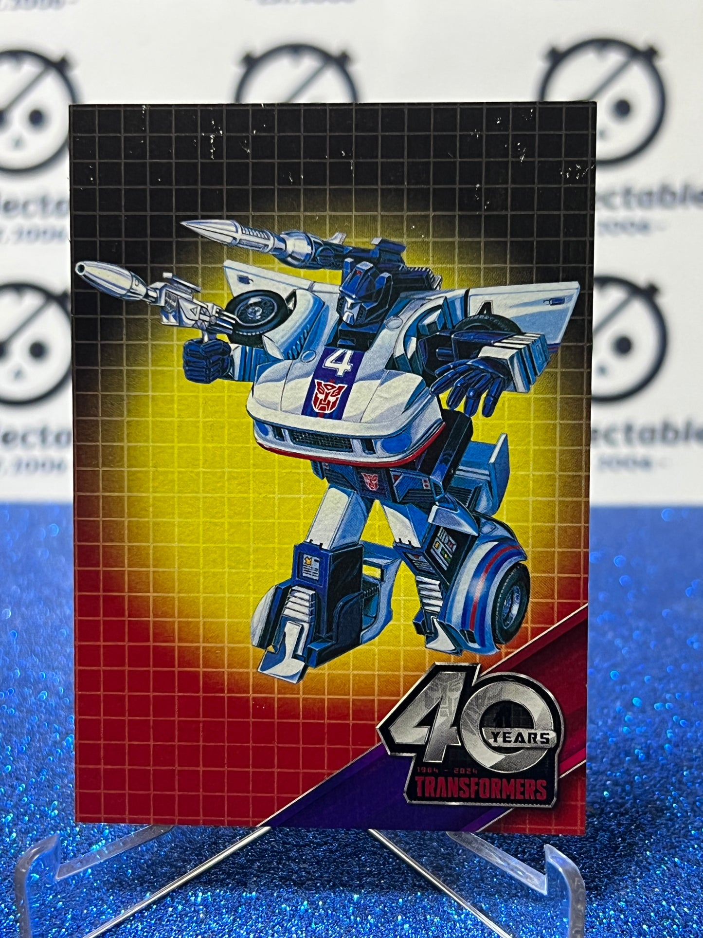 2024 TRANSFORMERS 40th ANNIVERSARY JAZZ # 05 NON-FOIL NON-GLOSS TRADING CARD