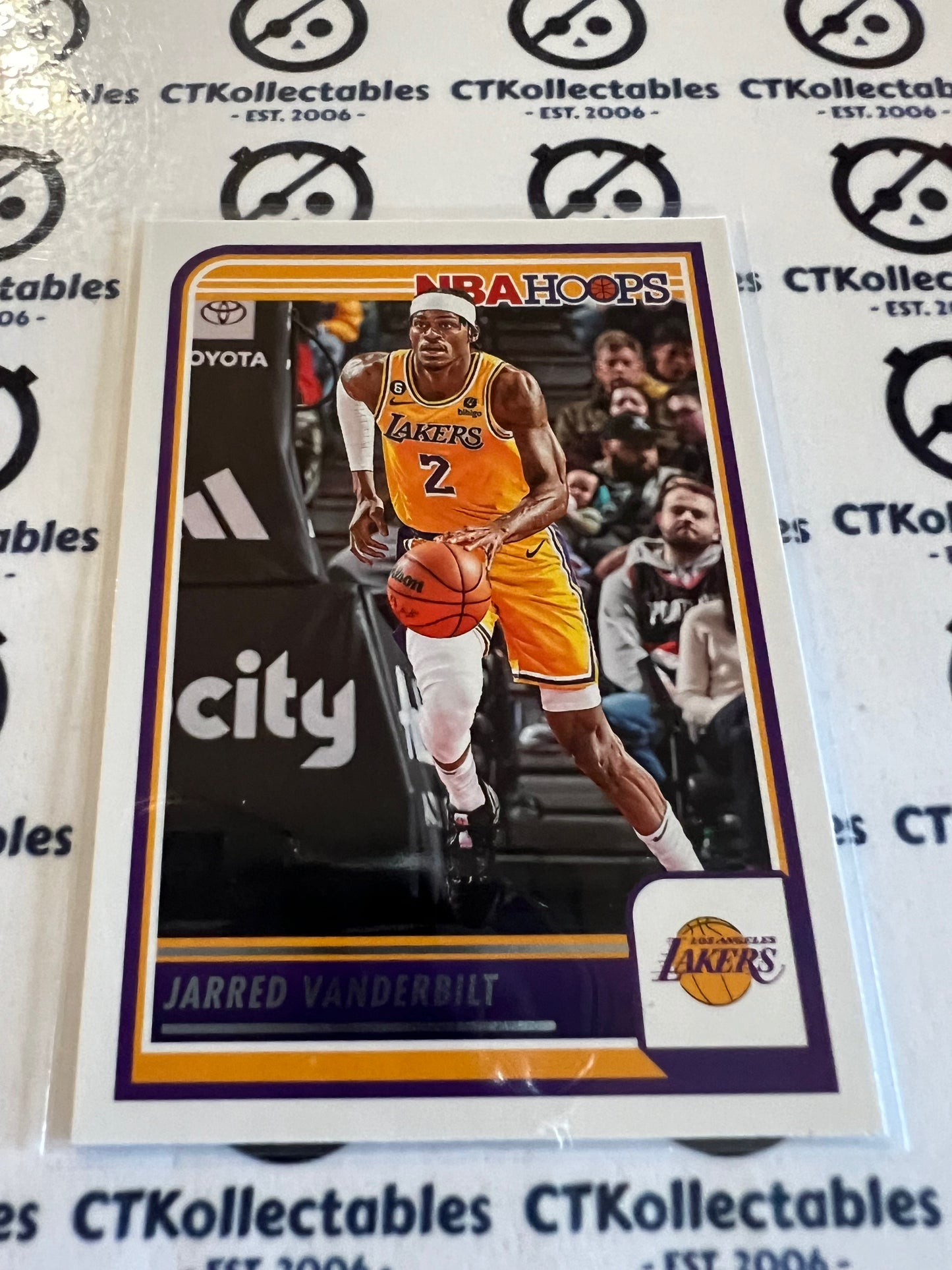 2023-24 Panini NBA HOOPS Base #100 Jarred Vanderbilt Lakers