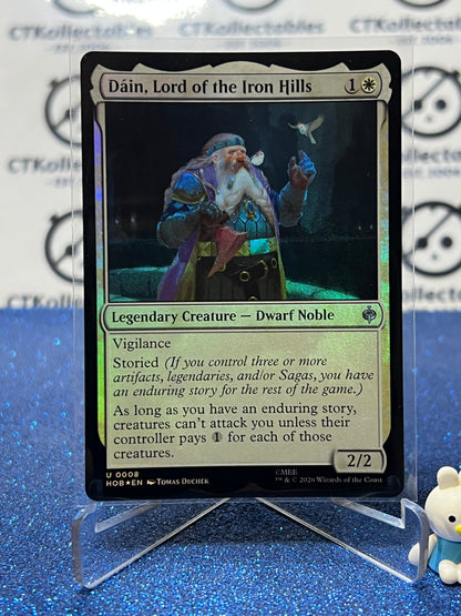 2026 MAGIC THE GATHERING THE HOBBIT DAIN. LORD OF THE IRON HILLS # U 0008 FOIL TCG CARD