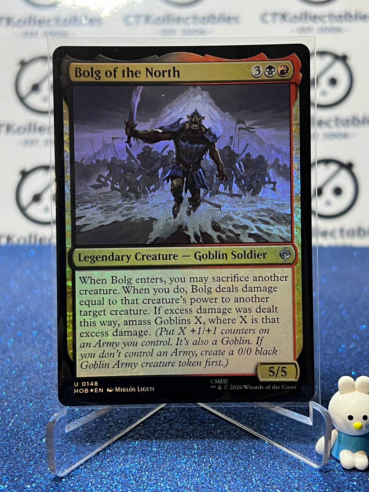 2026 MAGIC THE GATHERING THE HOBBIT BOLG OF THE NORTH # U 0148 FOIL TCG CARD