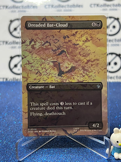 2026 MAGIC THE GATHERING THE HOBBIT DREADED BAT-CLOUD # U 0206 BORDERLESS NON-FOIL TCG CARD