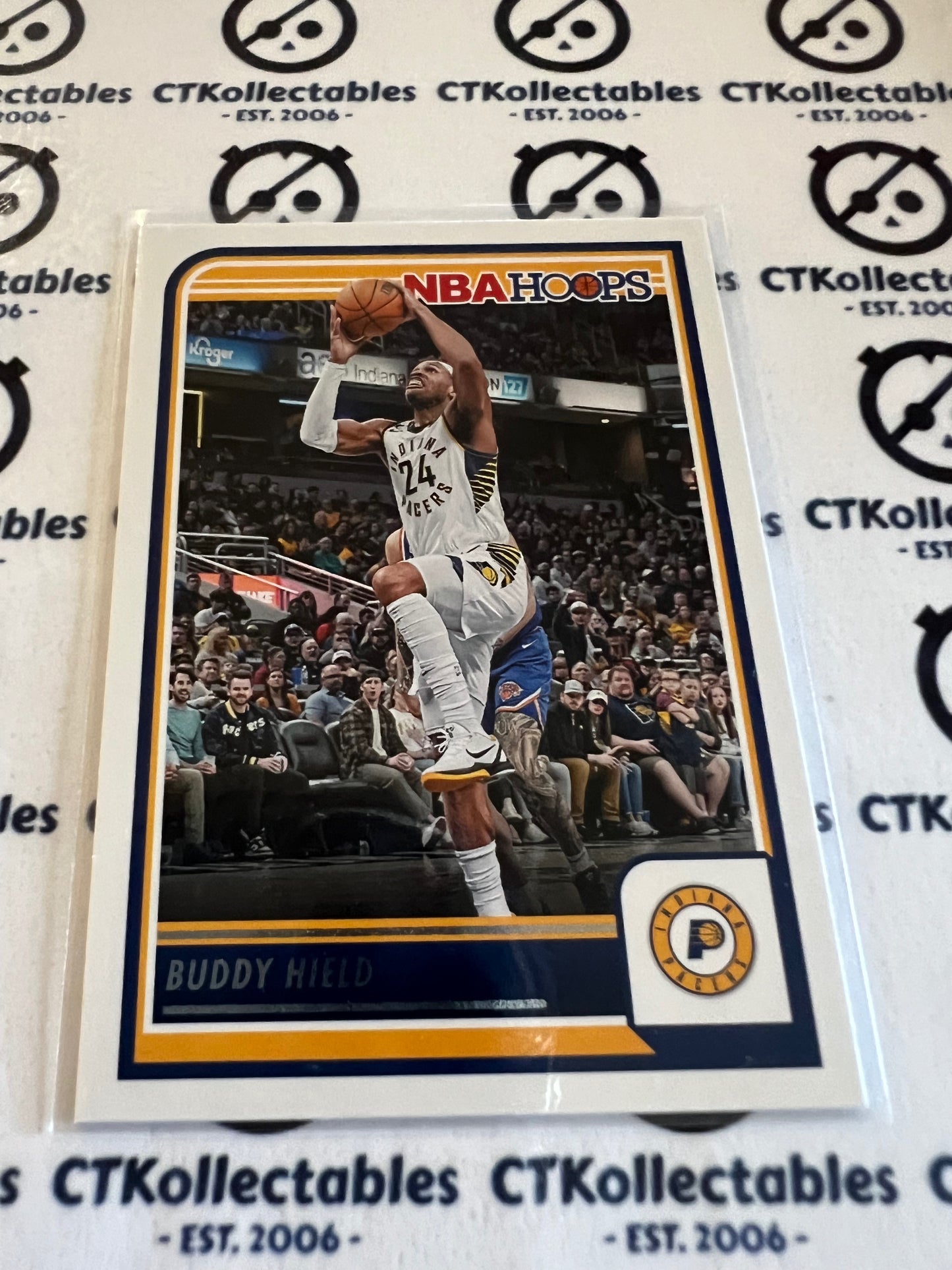 2023-24 Panini NBA HOOPS Base #107 Buddy Hield Pacers