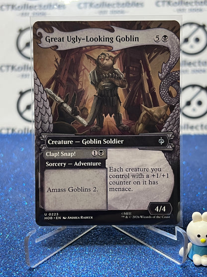 2026 MAGIC THE GATHERING THE HOBBIT GREAT UGLY-LOOKING GOBLIN # U 0223 BORDERLESS NON-FOIL TCG CARD