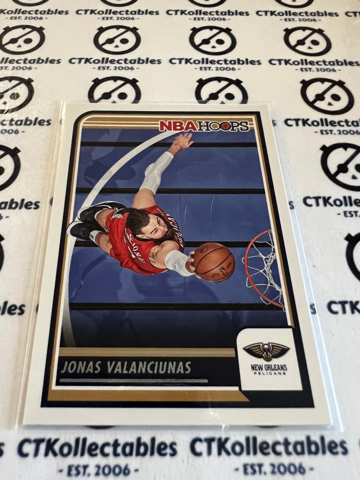 2023-24 Panini NBA HOOPS Base #109 Jonas Valanciunas Pelicans