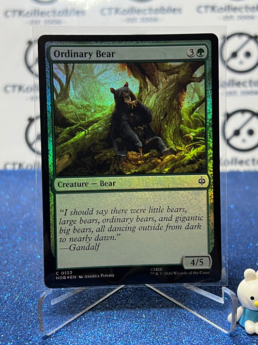 2026 MAGIC THE GATHERING THE HOBBIT ORDINARY BEAR # C 0133 FOIL TCG CARD