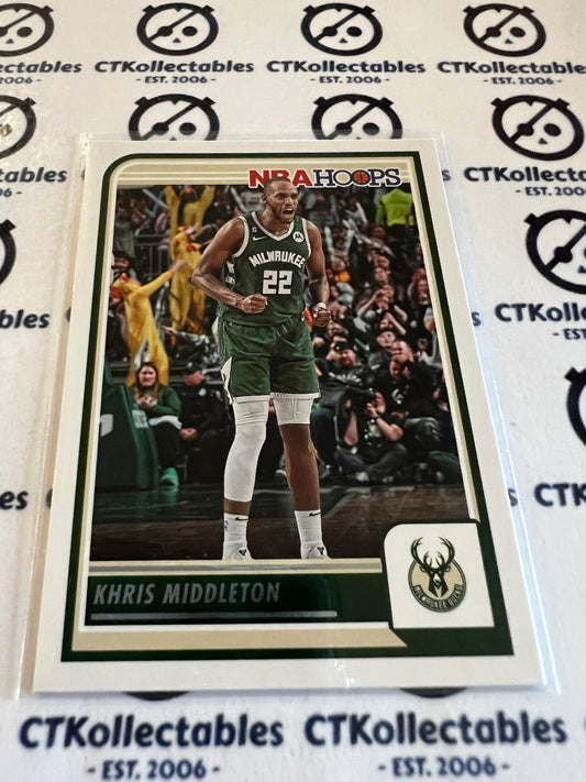 2023-24 Panini NBA HOOPS Base #112 Khris Middleton Bucks