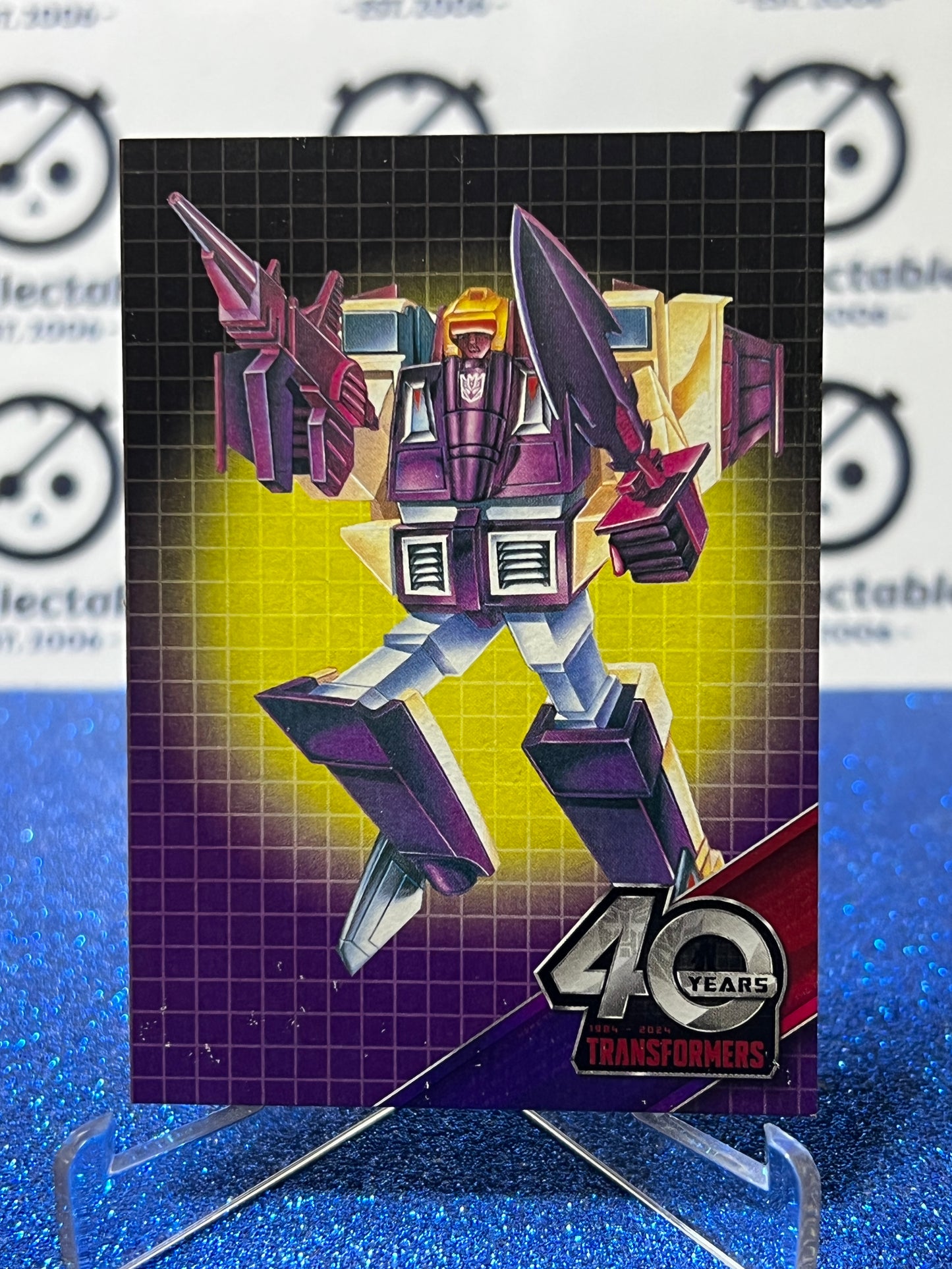 2024 TRANSFORMERS 40th ANNIVERSARY BLITZWING # 15 NON-FOIL NON-GLOSS TRADING CARD