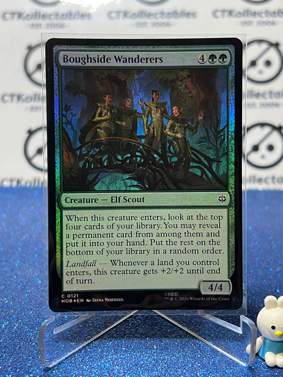2026 MAGIC THE GATHERING THE HOBBIT BOUGHSIDE WANDERERS # C 0121 FOIL TCG CARD