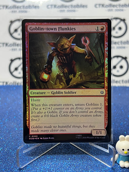 2026 MAGIC THE GATHERING THE HOBBIT GOBLIN-TOWN FLUNKIES # C 0100 FOIL TCG CARD