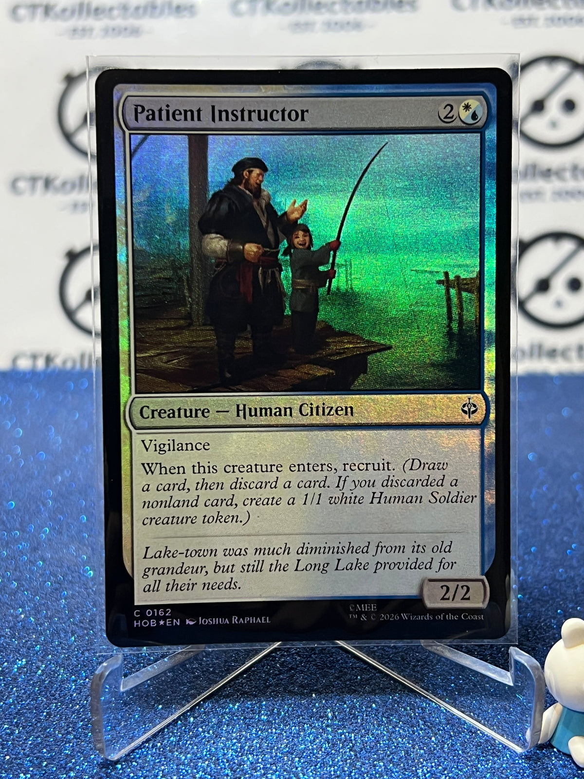 2026 MAGIC THE GATHERING THE HOBBIT PATIENT INSTRUCTOR # C 0162 FOIL TCG CARD