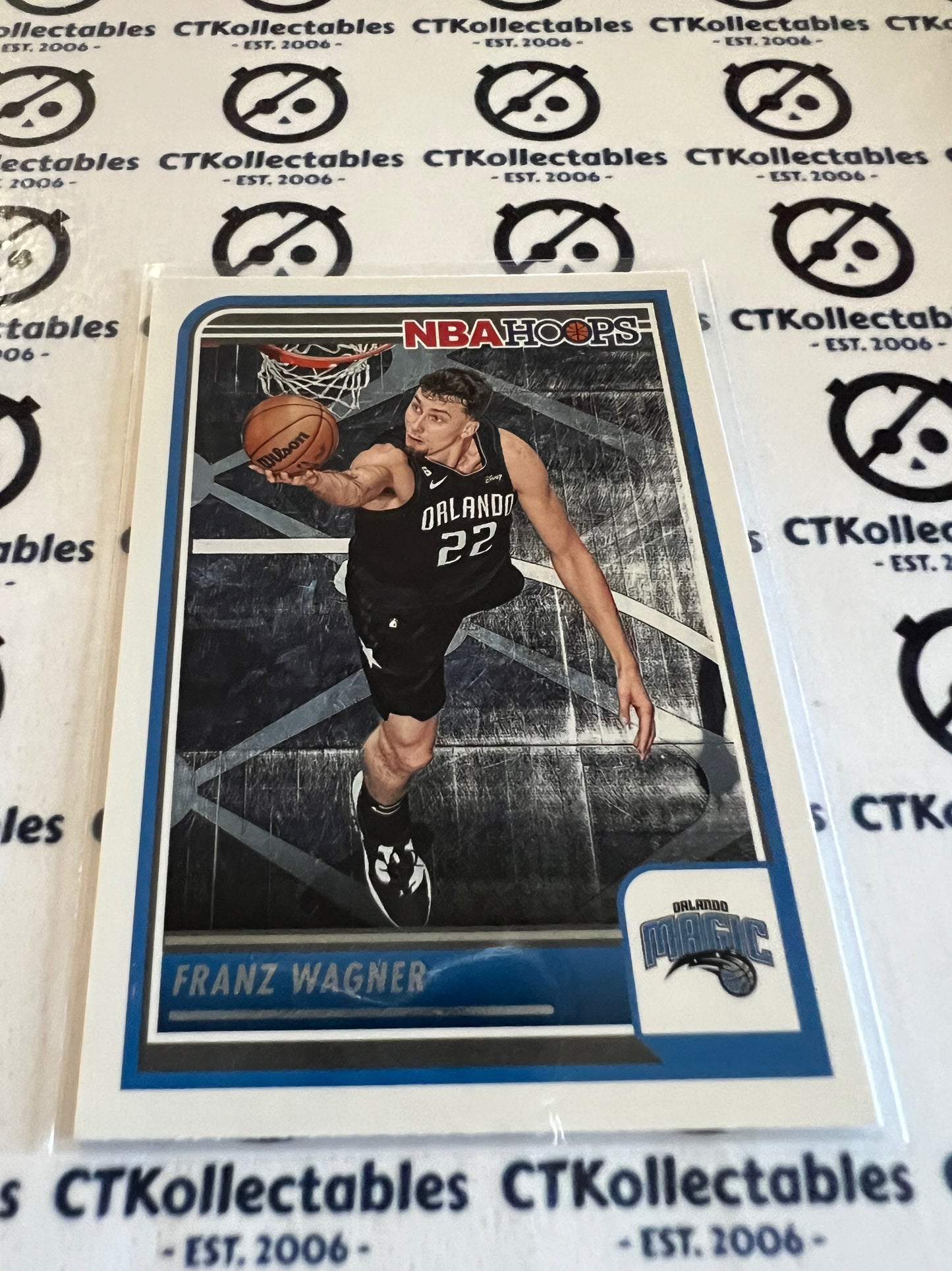 2023-24 Panini NBA HOOPS Base #122 Franz Wagner Magic