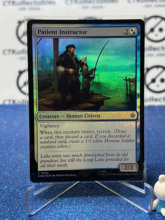 2026 MAGIC THE GATHERING THE HOBBIT PATIENT INSTRUCTOR # C 0162 FOIL TCG CARD