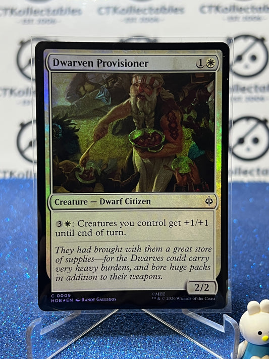 2026 MAGIC THE GATHERING THE HOBBIT DWARVEN PROVISIONER # C 0009 FOIL TCG CARD