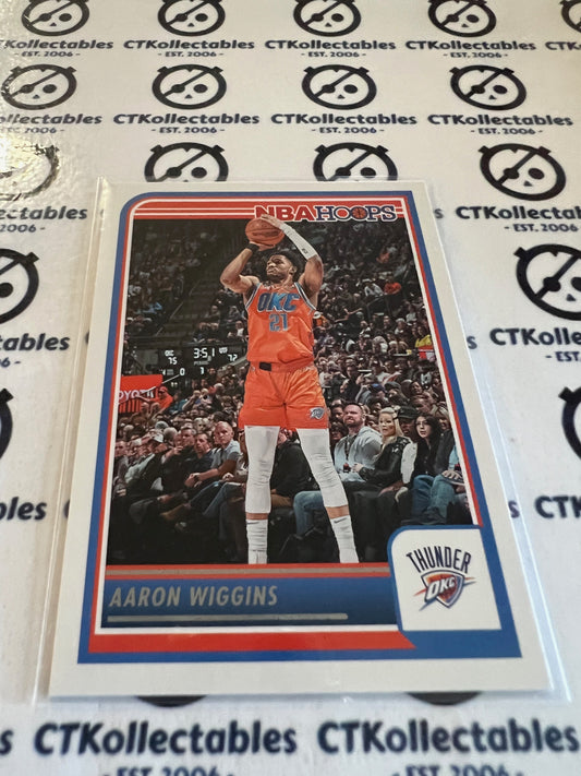 2023-24 Panini NBA HOOPS Base #126 aaron Wiggins OKC Thunder