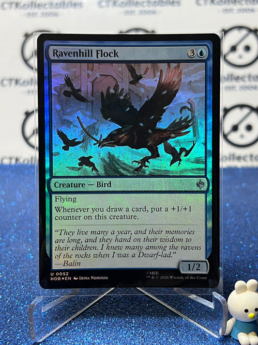 2026 MAGIC THE GATHERING THE HOBBIT RAVENHILL FLOCK # C 0052 FOIL TCG CARD