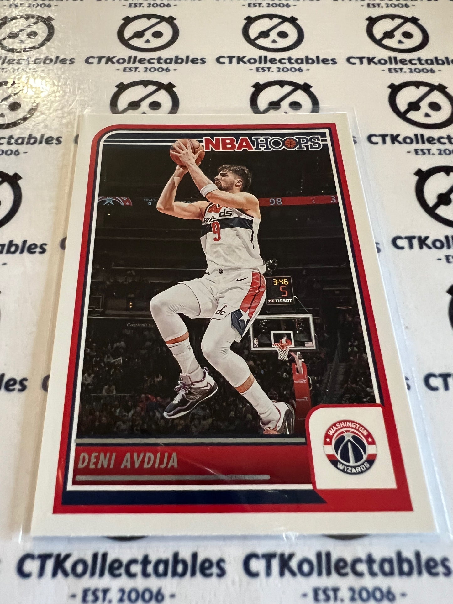 2023-24 Panini NBA HOOPS Base #128 Deni Avdija Wizards