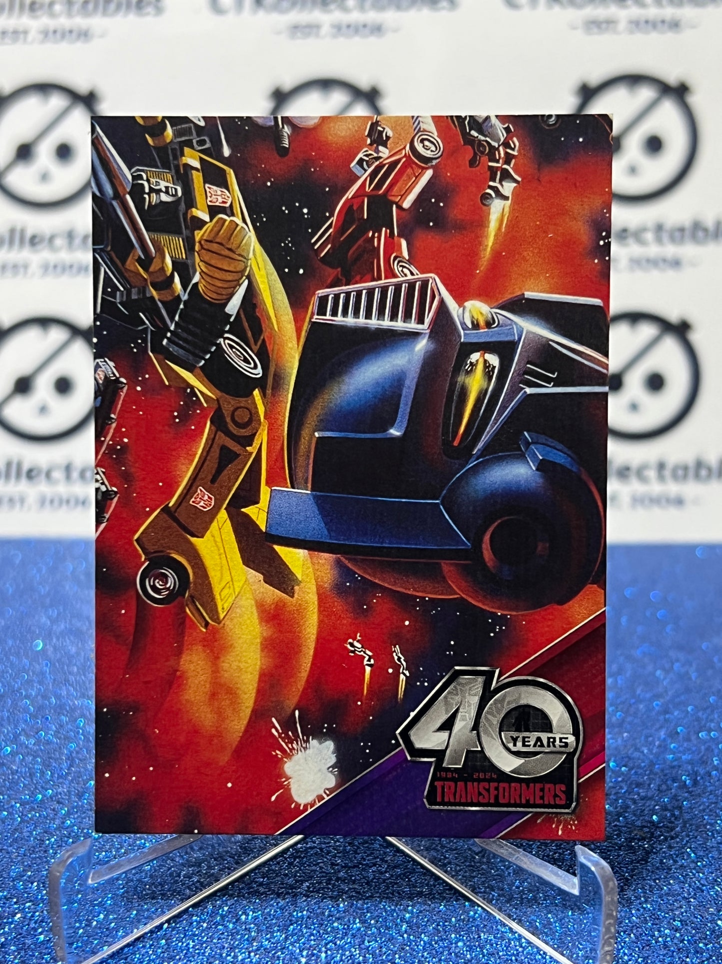 2024 TRANSFORMERS 40th ANNIVERSARY CONNECTING CARD SET A # 26 NON-FOIL PUZZLE TRADING CARD