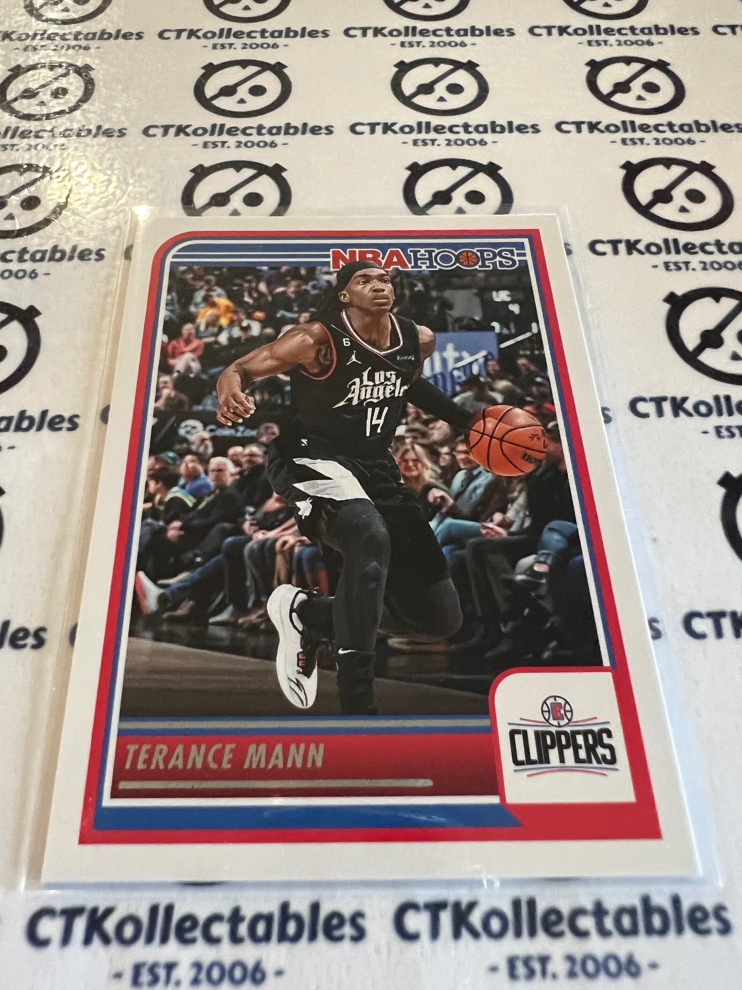 2023-24 Panini NBA HOOPS Base #130 Terance Mann Clippers