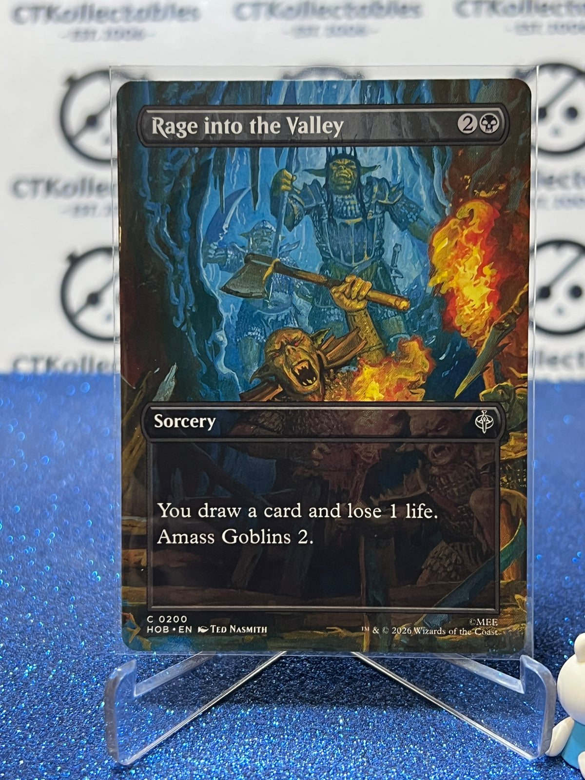 2026 MAGIC THE GATHERING THE HOBBIT RAGE INTO THE VALLEY # U 0200 BORDERLESS NON-FOIL TCG CARD