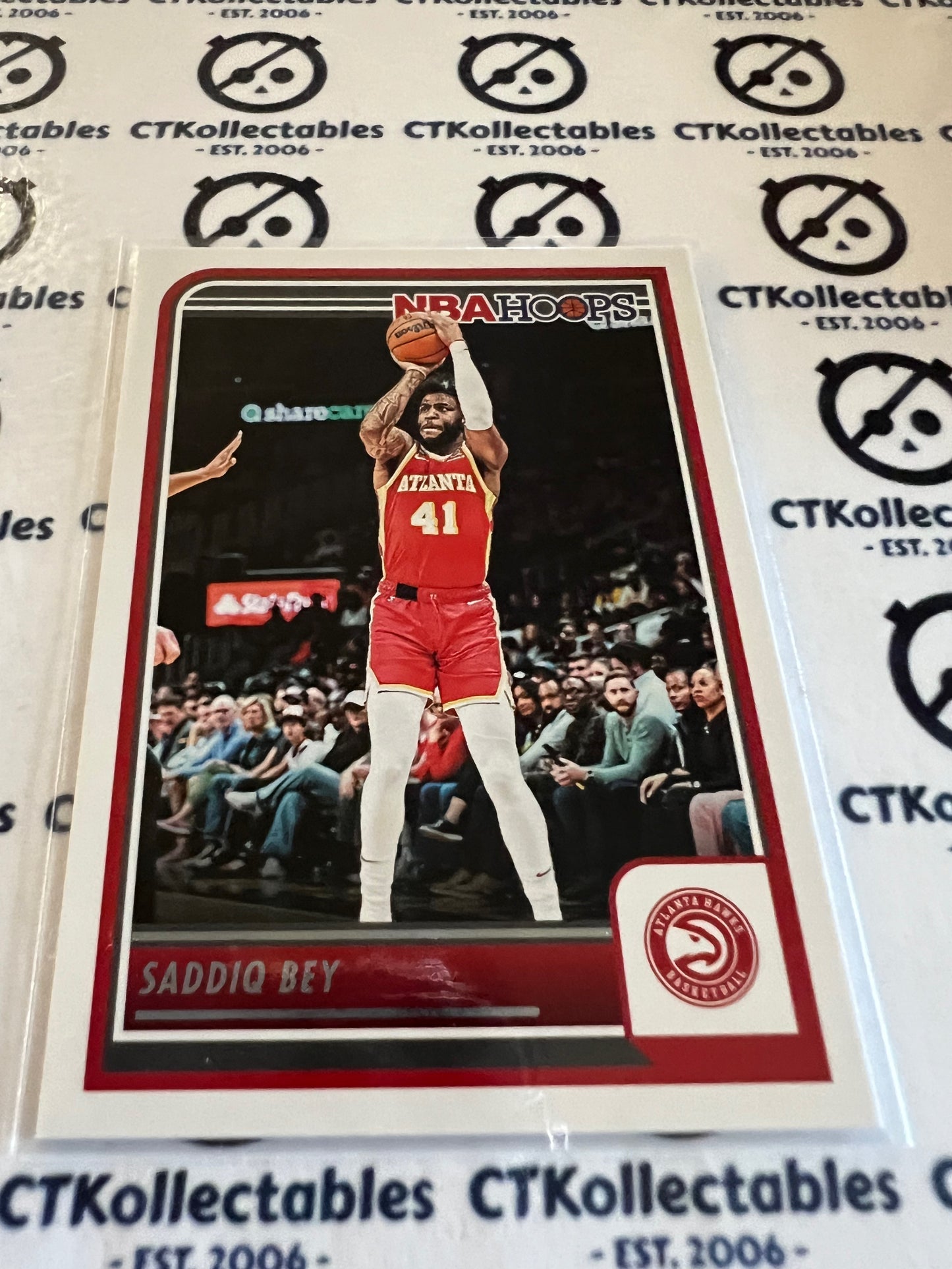 2023-24 Panini NBA HOOPS Base #136 Saddiq Bey Hawks