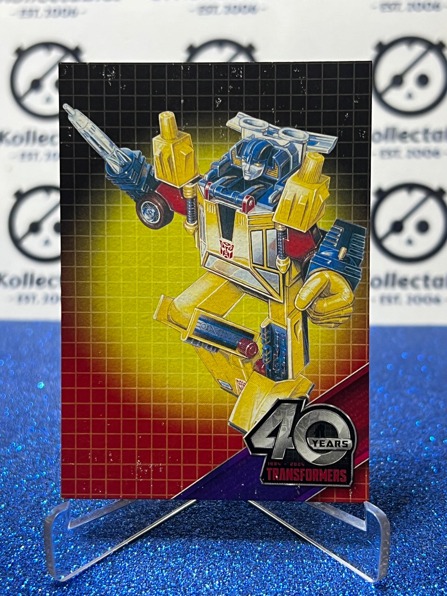 2024 TRANSFORMERS 40th ANNIVERSARY SUNSTREAKER # 31 NON-FOIL NON-GLOSS TRADING CARD