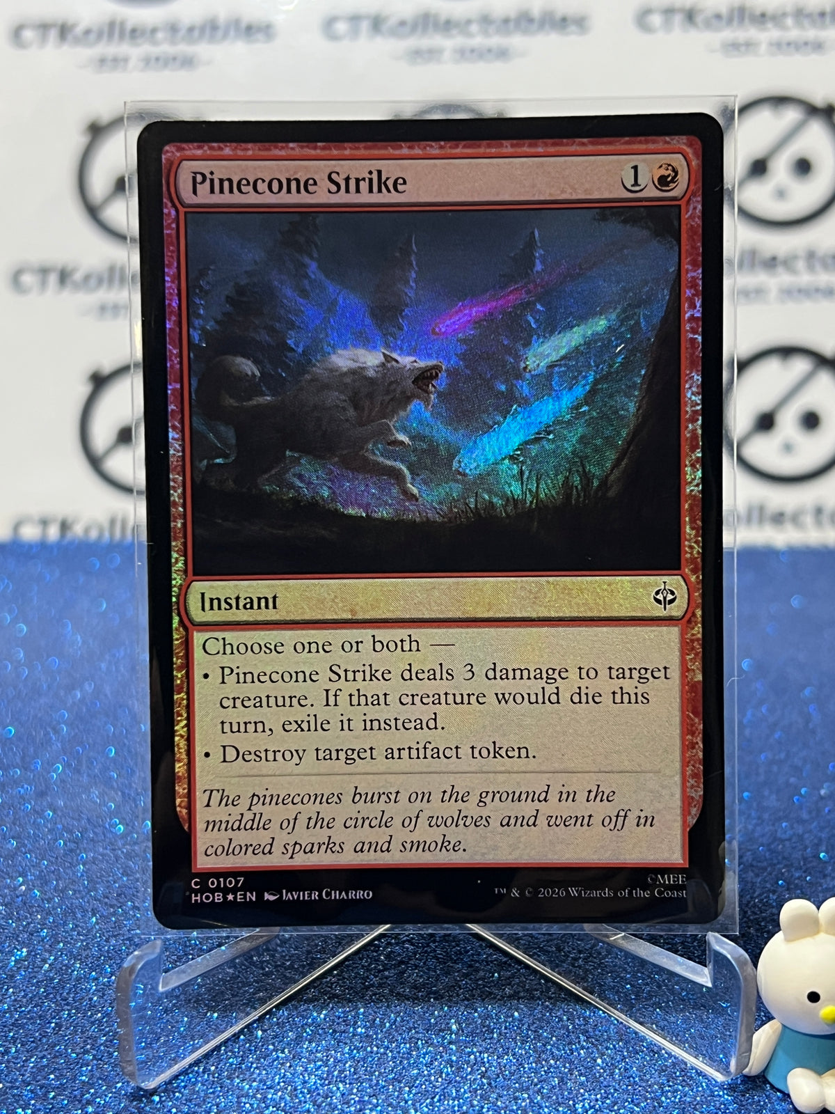 2026 MAGIC THE GATHERING THE HOBBIT PINECONE STRIKE # C 0107 FOIL TCG CARD