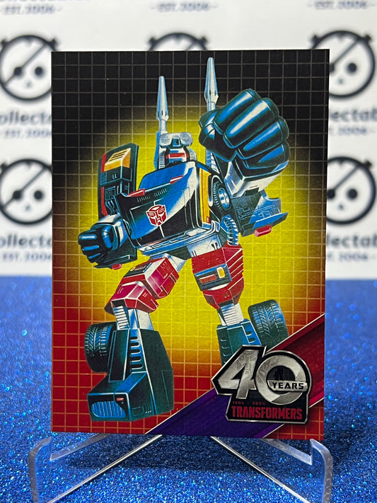 2024 TRANSFORMERS 40th ANNIVERSARY TRAILERBREAKER # 33 NON-FOIL NON-GLOSS TRADING CARD