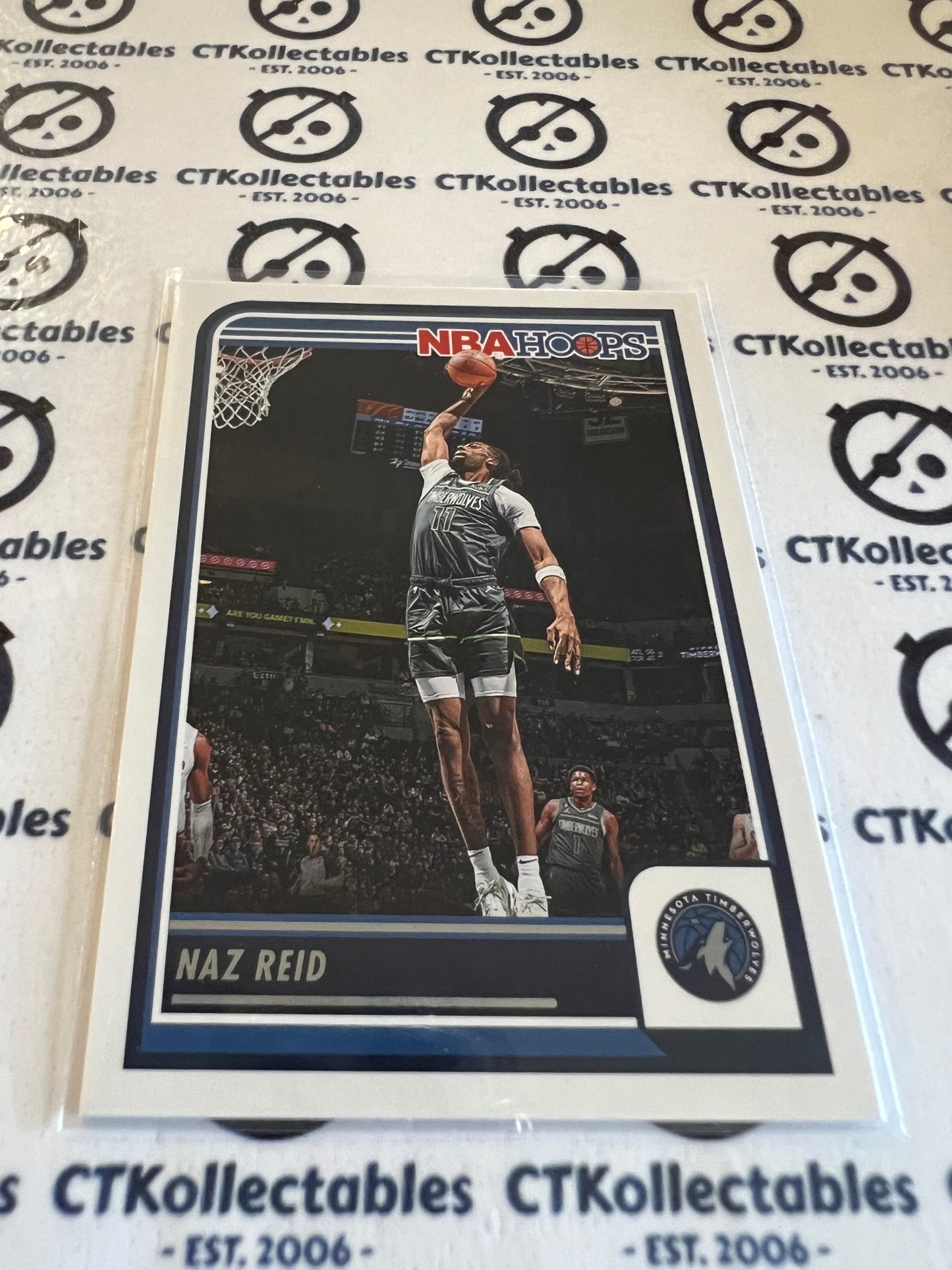 2023-24 Panini NBA HOOPS Base #148 Naz Reid Timberwolves