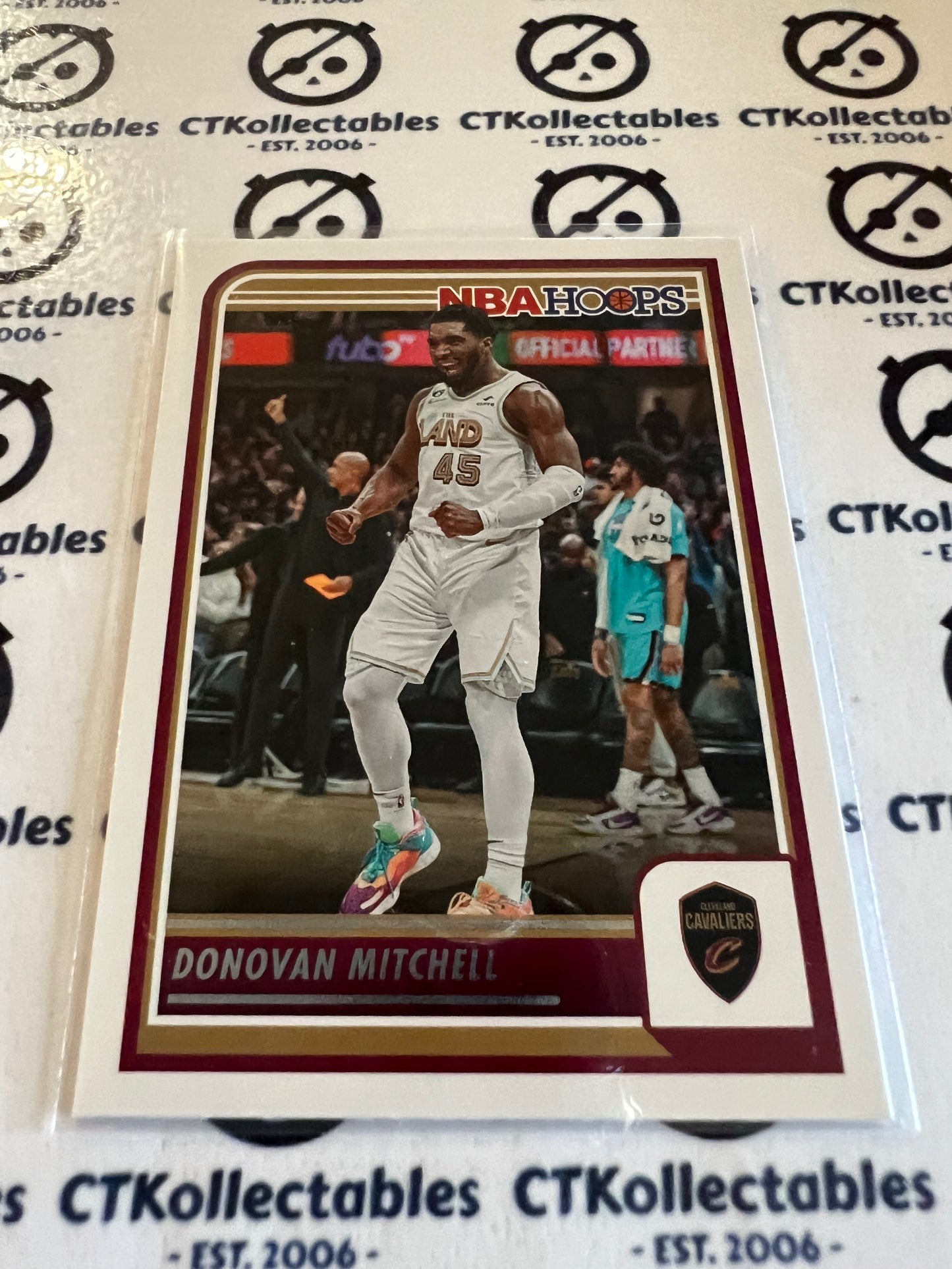 2023-24 Panini NBA HOOPS Base #149 Donovan Mitchell Cavaliers