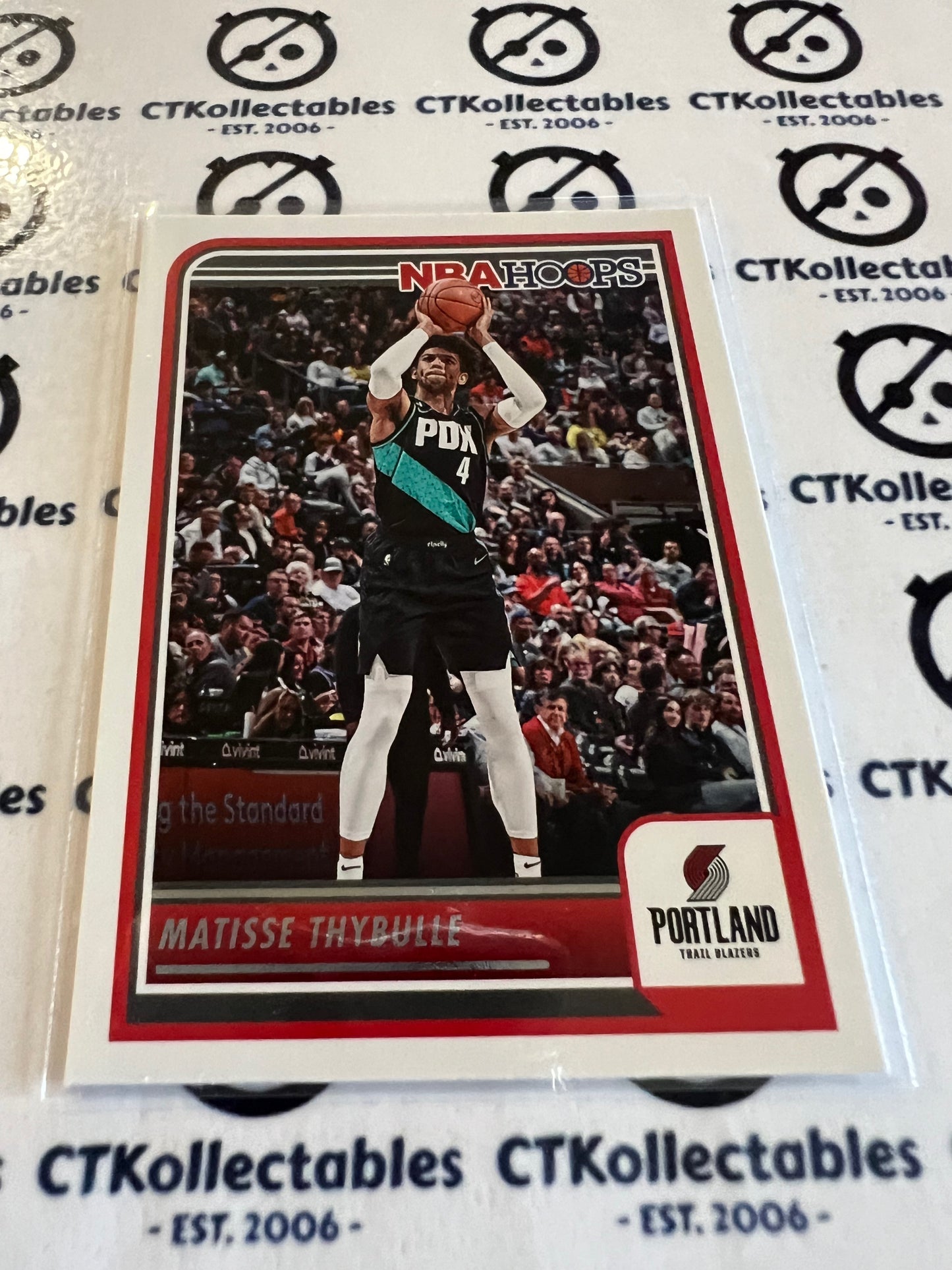 2023-24 Panini NBA HOOPS Base #155 Matisse Thybulle Portland