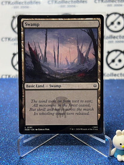 2026 MAGIC THE GATHERING THE HOBBIT SWAMP # L 0191 NON-FOIL TCG CARD