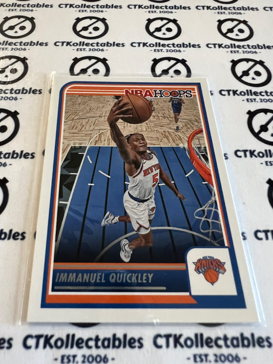 2023-24 Panini NBA HOOPS Base #160 Immanuel Quickley Knicks