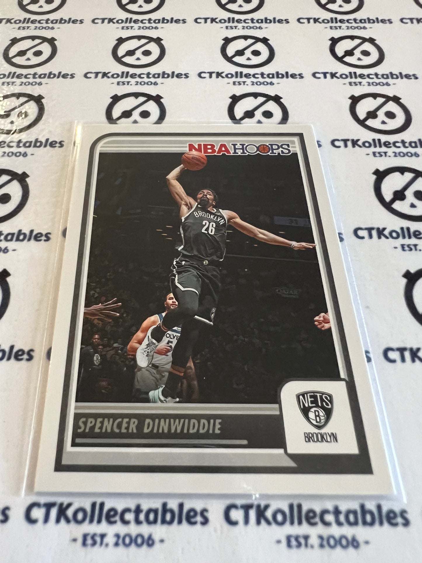 2023-24 Panini NBA HOOPS Base #161 Spencer Dinwiddie Nets